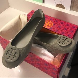 BRAND NEW Tory Burch Granite Cobra Ballet Flats